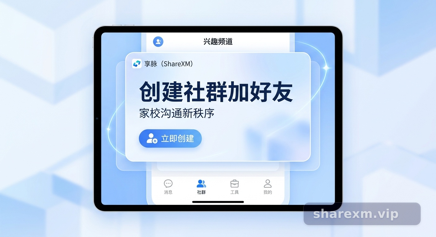 享脉兴趣频道怎么创建社群加好友:海外华人家长零失败操作指南 配图